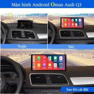 Màn hình android Omas xe Audi Q3