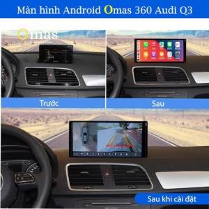 Màn hình android Omas 360 xe Audi  Q3