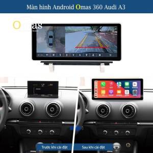 Man hình android Omas 360 xe Audi A3