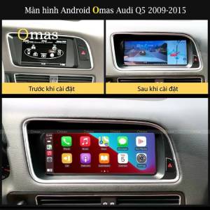 Màn hình android OMas xe Audi Q5 2008-2015