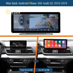 Màn hình android Omas 360  xe Audi Q5 2016-2020