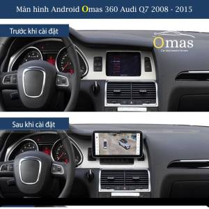 Màn hình android Oám 360 10.25in xe Audi Q7