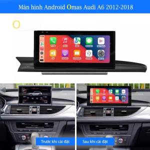 Màn hình android Omas 12in xe Audi A6