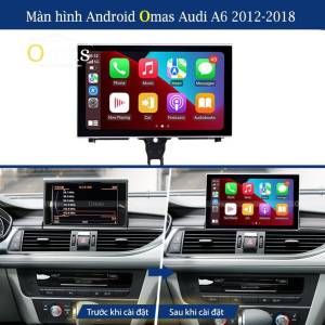 Màn hình android Omas xe Audi A6