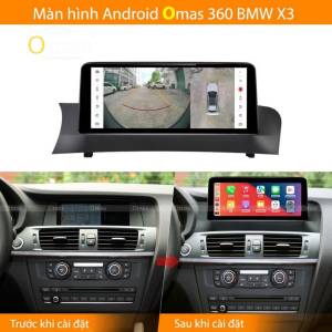 MÀN HÌNH ANDROID OMAS 360 XE BMW X3