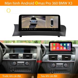 MÀN HÌNH ANDROID OMAS PRO 360 XE BMW X3