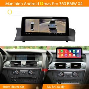 MÀN HÌNH ANDROID OMAS PRO 360 XE BMW X4