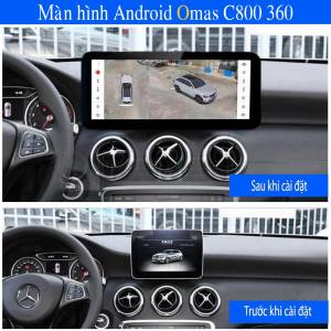 MÀN HÌNH ANDROID OMAS C800 360 XE MERCEDES