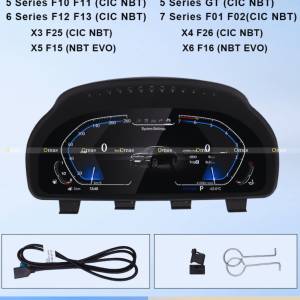 MÀN HÌNH ODO LCD BMW 5 SERIES F10 F11 F07 2010-2017