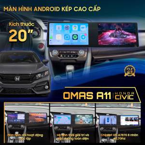 MÀN HÌNH ANDROID OMAS A11 HONDA CIVIC