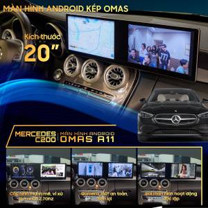 MÀN HÌNH ANDROID OMAS A11 MERCEDES C200