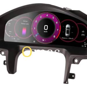 ĐỒNG HỒ ĐIỆN TỬ XE PORSCHE PANAMERA