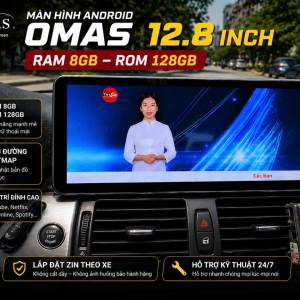 MÀN HÌNH ANDROID OMAS 12.8 INCH BMW X5 X6
