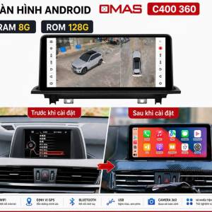 MÀN HÌNH ANDROID OMAS C400 360 BMW 116i 118i 218i