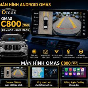 MÀN HÌNH ANDROID OMAS C800 360 BMW 116i 118i 218i