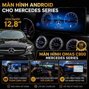 MÀN HÌNH ANDROID OMAS C800 XE MERCEDES-BENZ