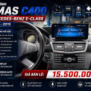 MÀN HÌNH ANDROID OMAS C400 XE MERCEDES E 2009-2015