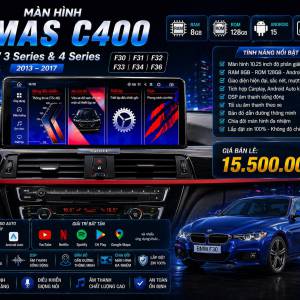 MÀN HÌNH ANDROID OMAS C400 XE BMW 320i 420i