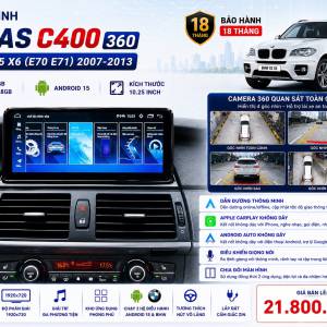 MÀN HÌNH ANDROID OMAS C400 360 BMW X5 X6