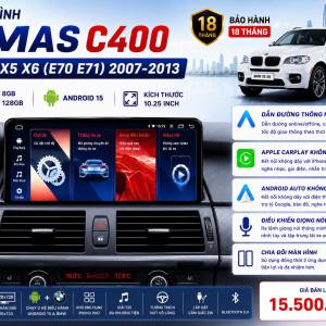 MÀN HÌNH ANDROID OMAS C400 BMW X5 X6