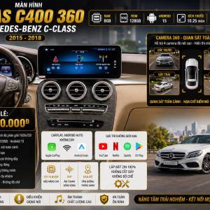 MÀN HÌNH ANDROID OMAS C400 360 XE MERCEDES GLC