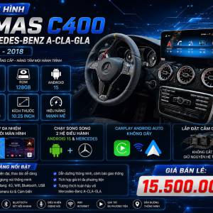 MÀN HÌNH ANDROID OMAS C400 XE MERCEDES A-CLA-GLA 2014-2018
