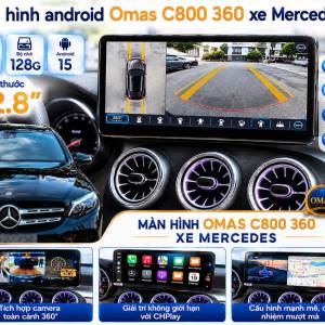 MÀN HÌNH ANDROID OMAS C800 360 XE MERCEDES-BENZ
