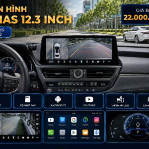 MÀN HÌNH ANDROID OMAS 12.3 INCH XE LEXUS