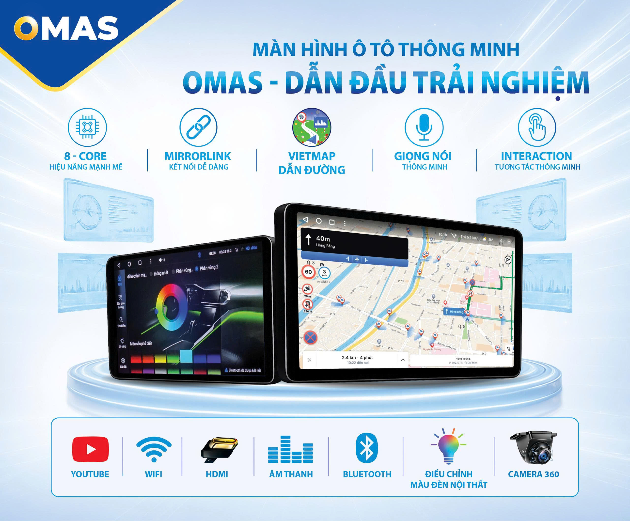 MÀN HÌNH ANDROID OMAS