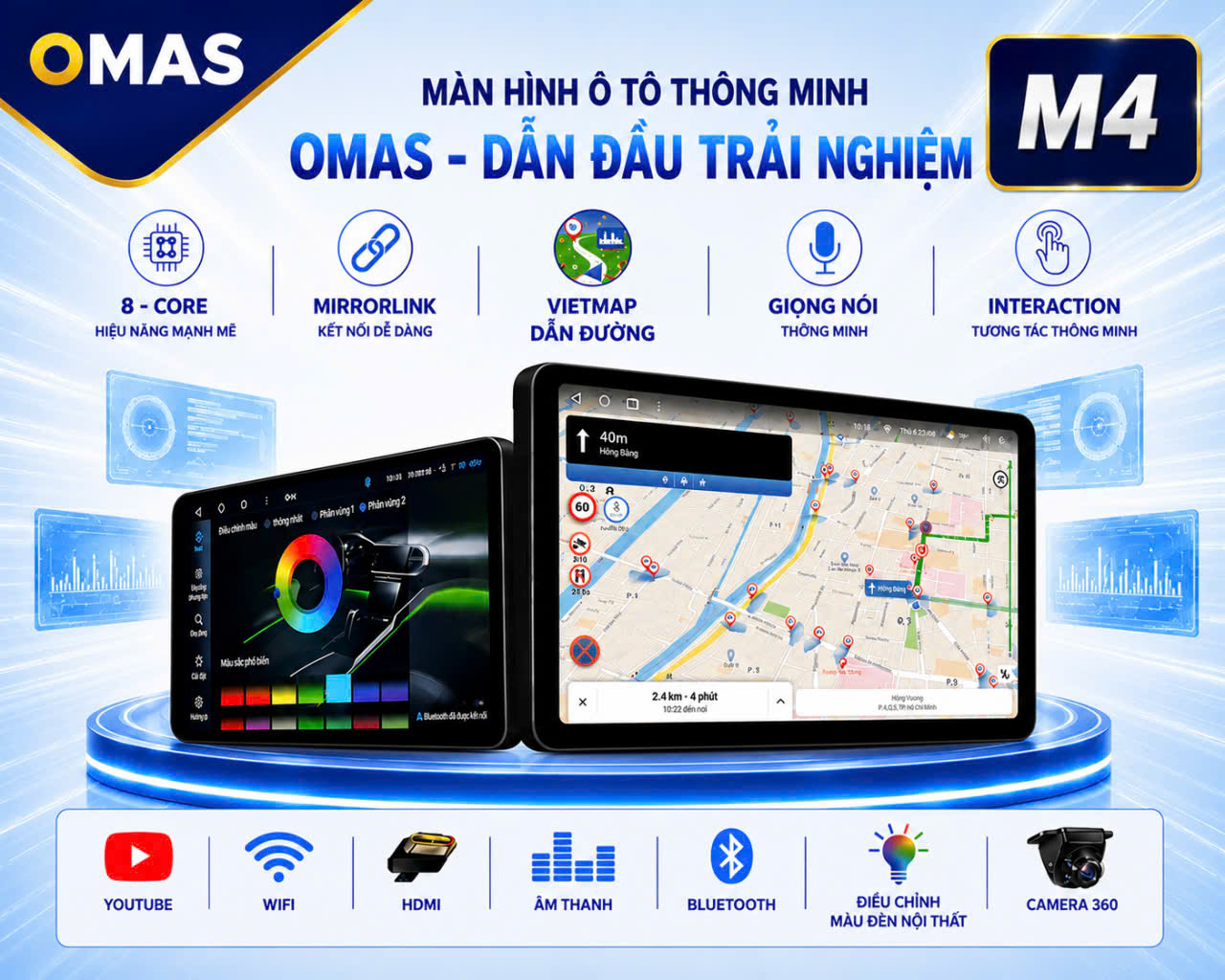 MÀN HÌNH ANDROID OMAS M4